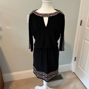 WHBM Black Knit Jersey Dress XS brand new with tags